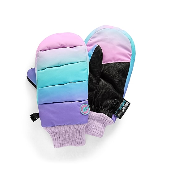 WinterProof Puffer Style Extra Filling For Warmth Toddler Girls Mittens
