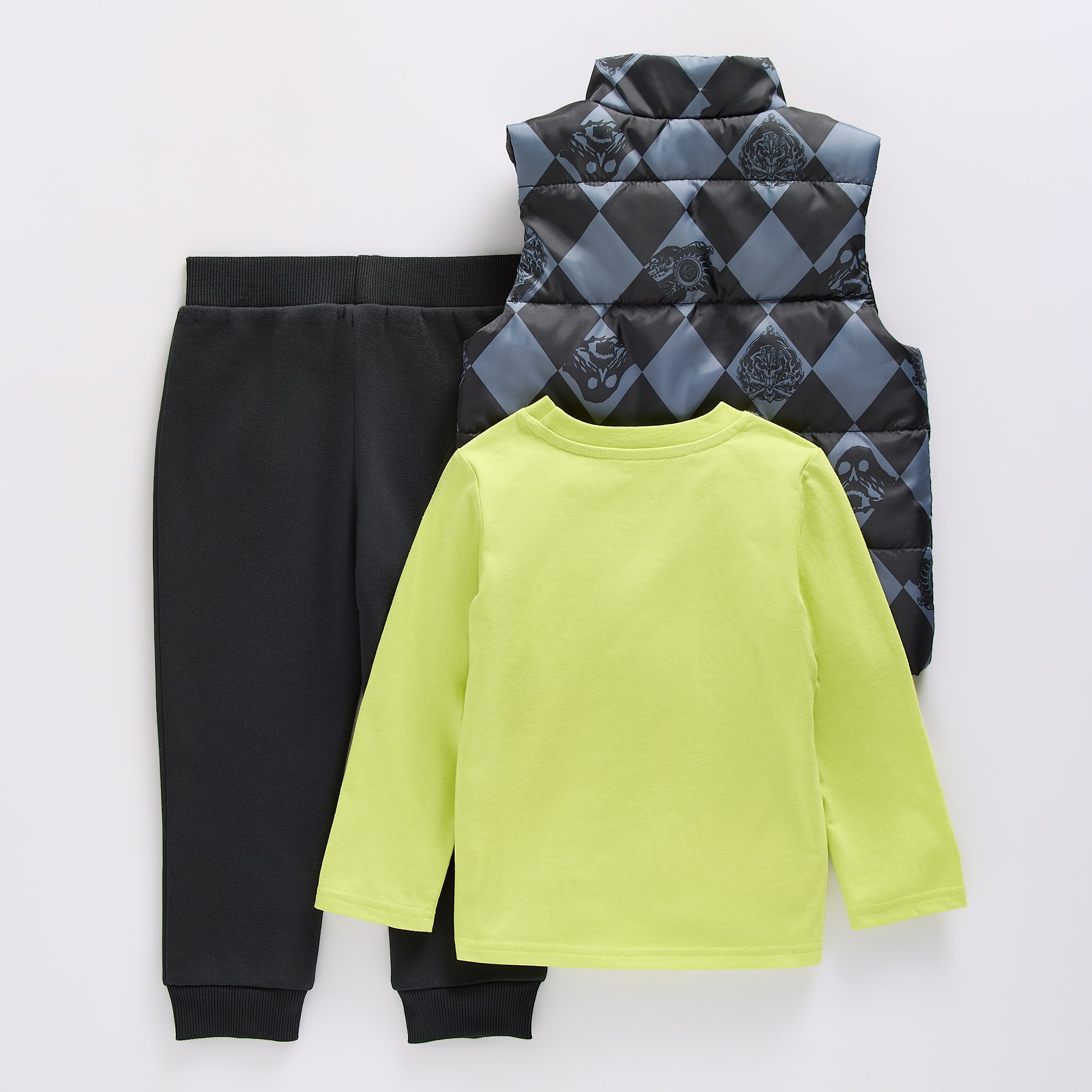 Toddler Boys Monster Jam Jersey 3-pc. Pant Set