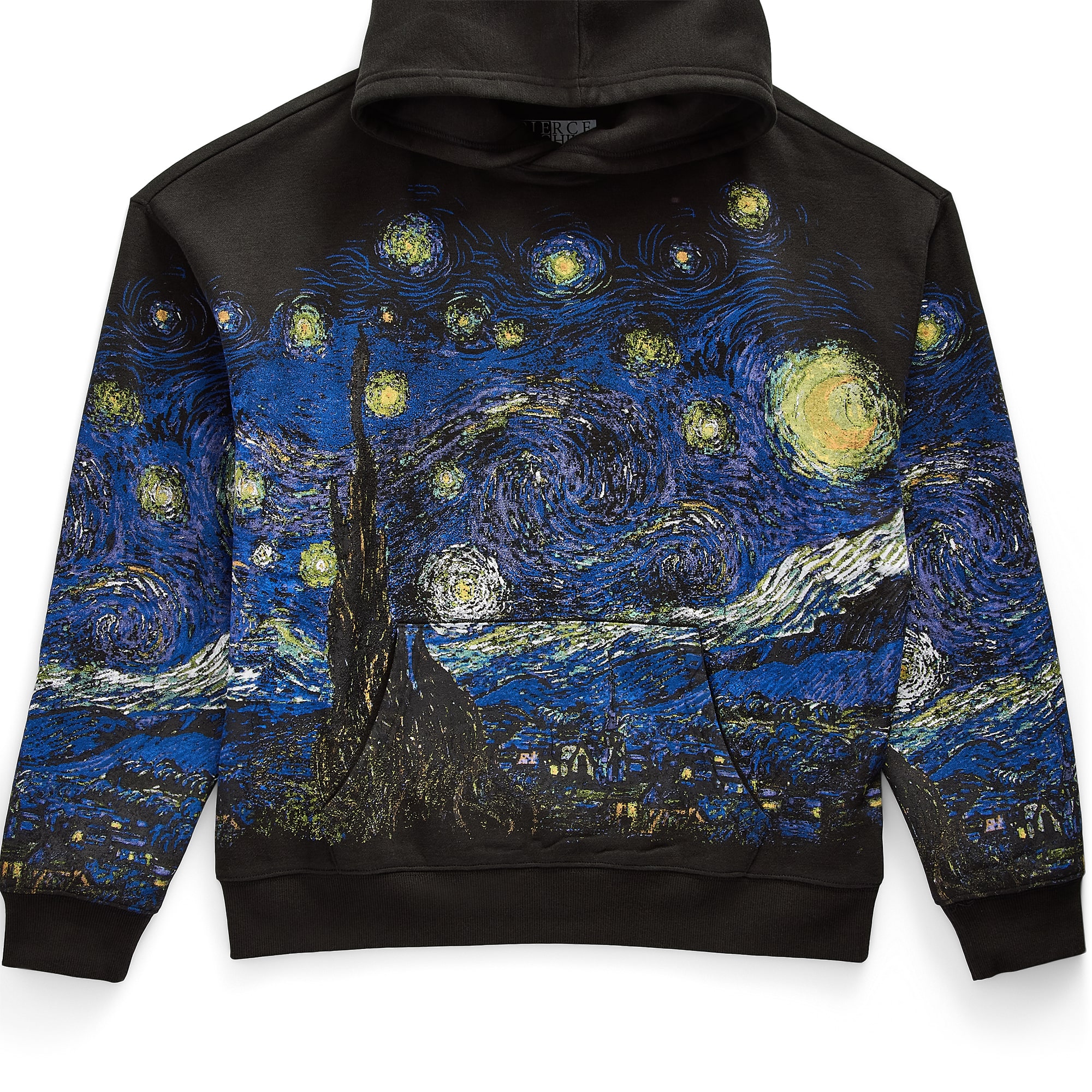 New World Starry Night Hoodie Womens Juniors Long Sleeve