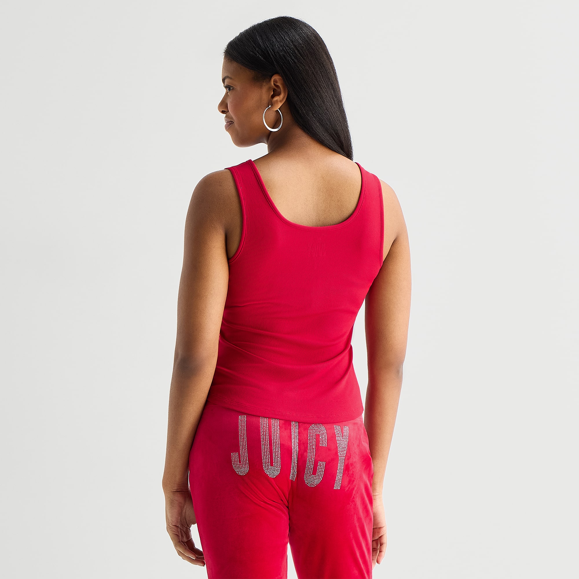 Juicy By Couture Womens U Neck Sleeveless Tank Top