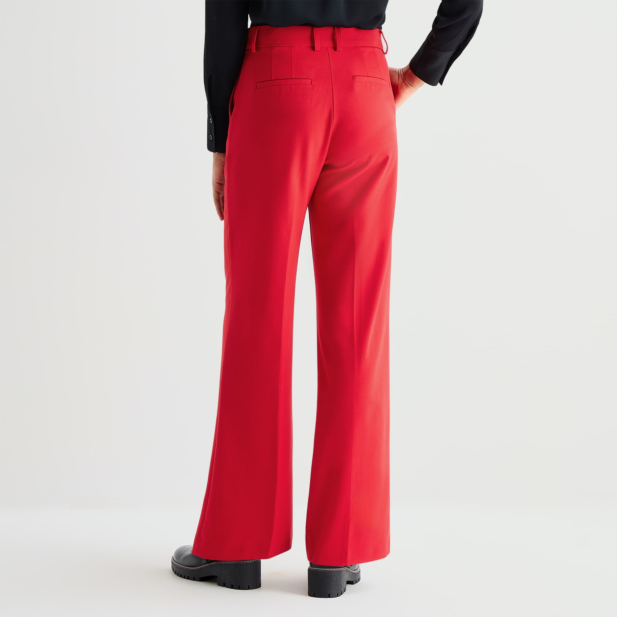 by&by Womens Juniors Wide Leg High Rise Trouser