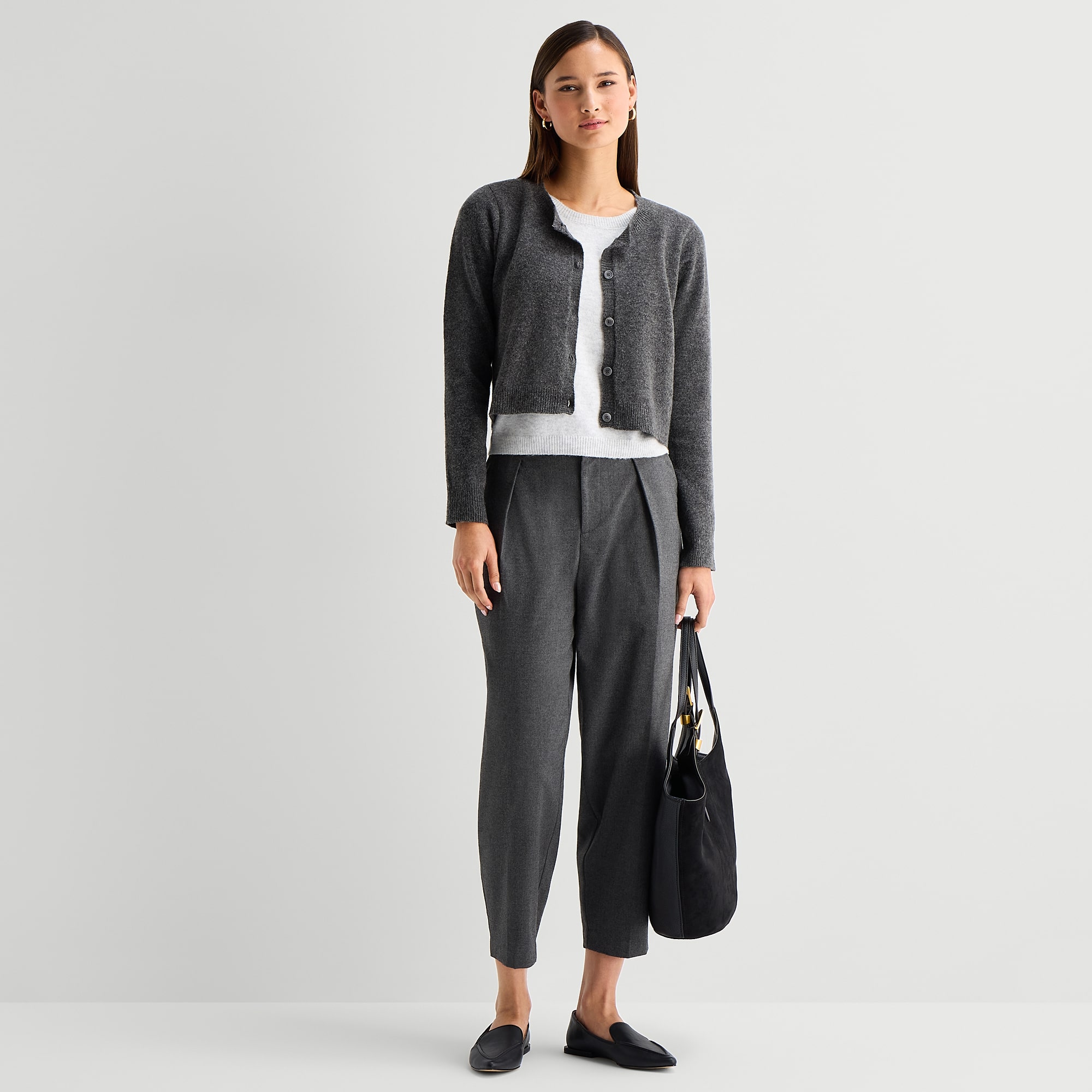 Worthington Womens 2-in-1 Layered Knit Cardigan