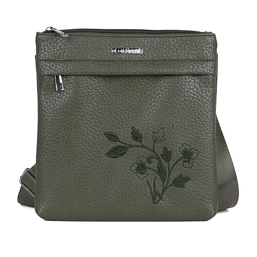 Julia Buxton Maggie Crossbody Bag In Green