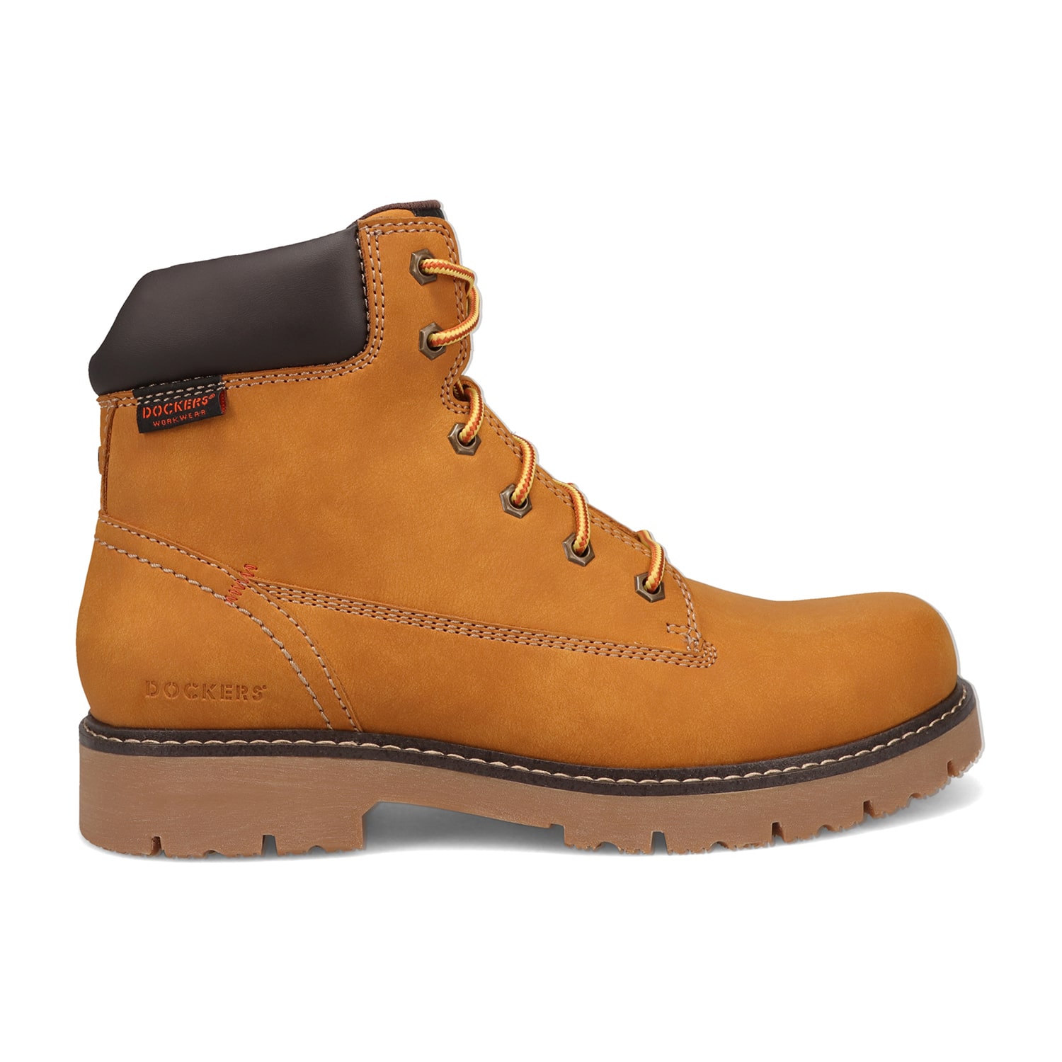 Dockers Mens Flint Sr Block Heel Lace Up Boots