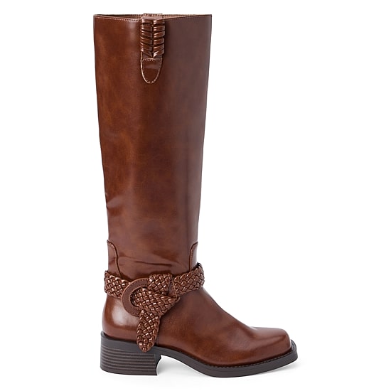 COCONUTS BY Matisse Womens Cheyenne Block Heel Dress Boots