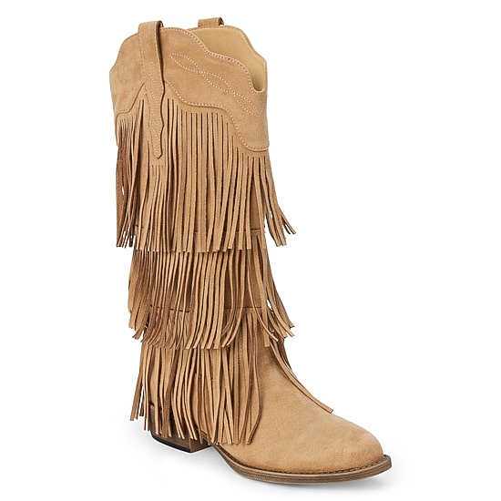 COCONUTS BY Matisse Womens Saloon Block Heel Cowboy Boots