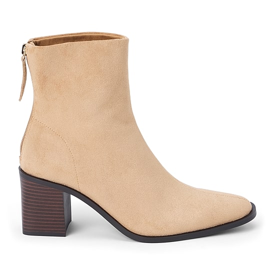 COCONUTS BY Matisse Womens Warren Block Heel Booties