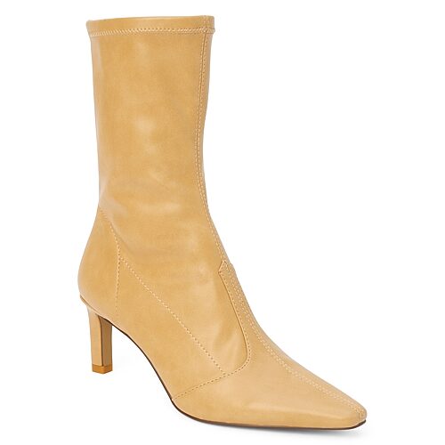Coconuts By Matisse Womens Clara Stiletto Heel Dress Boots In Beige