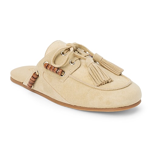 Coconuts By Matisse River Womens Round Closed Toe Mules In White