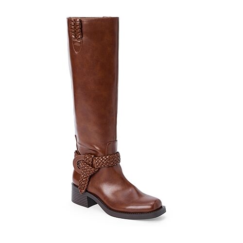 Coconuts By Matisse Womens Cheyenne Block Heel Dress Boots In Brown
