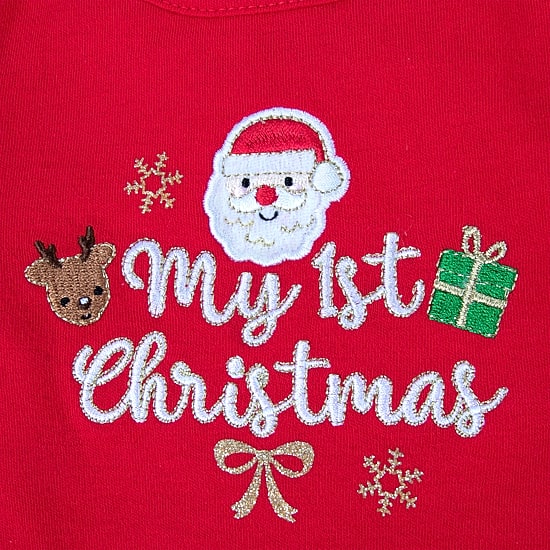 Baby Essentials My First Christmas Baby Girls 4-pc. Skirt Set