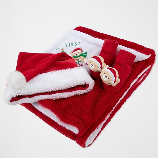 Baby Essentials First Christmas 3-pc. Baby Blanket
