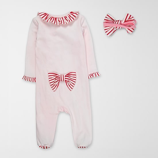 Baby Essentials Christmas Baby Girls 2-pc. Sleep and Play
