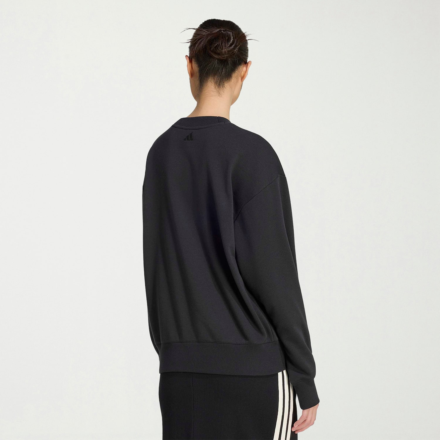 adidas Womens V Neck Long Sleeve Sweatshirt