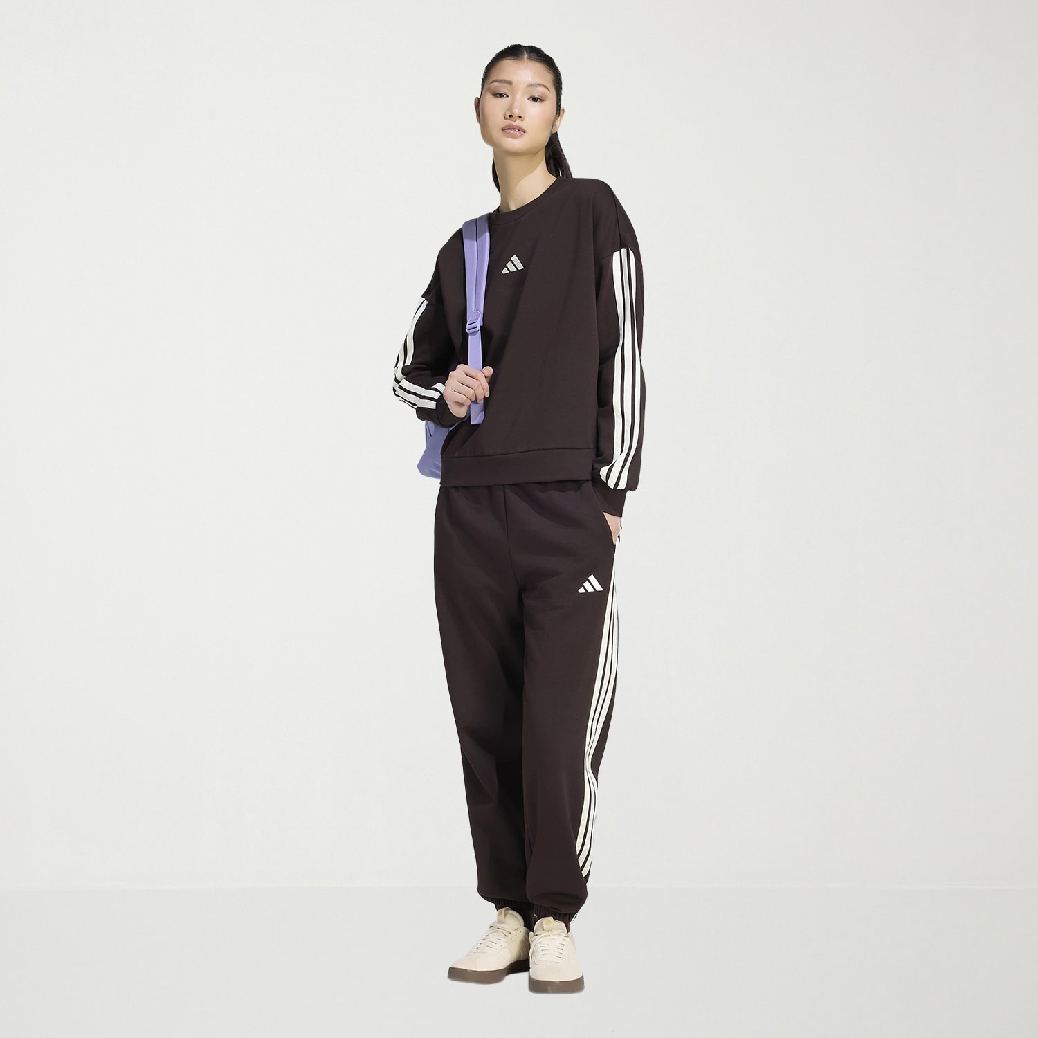 adidas Womens Crew Neck Long Sleeve Sweatshirt