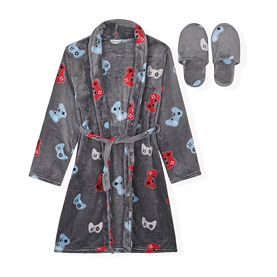 Sleep On It Little & Big Kid Boys Knee Length Long Sleeve Robe