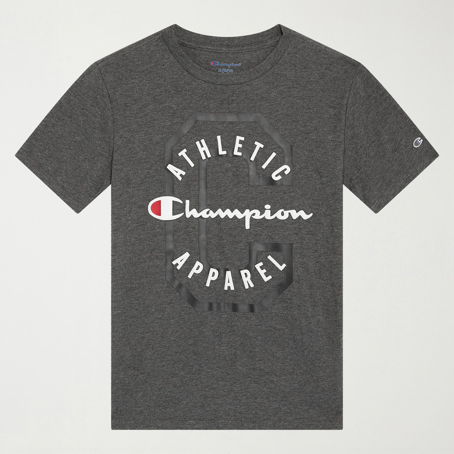 Champion Big Kid Boys Crew Neck Short Sleeve Classic Fit Graphic T-Shirt