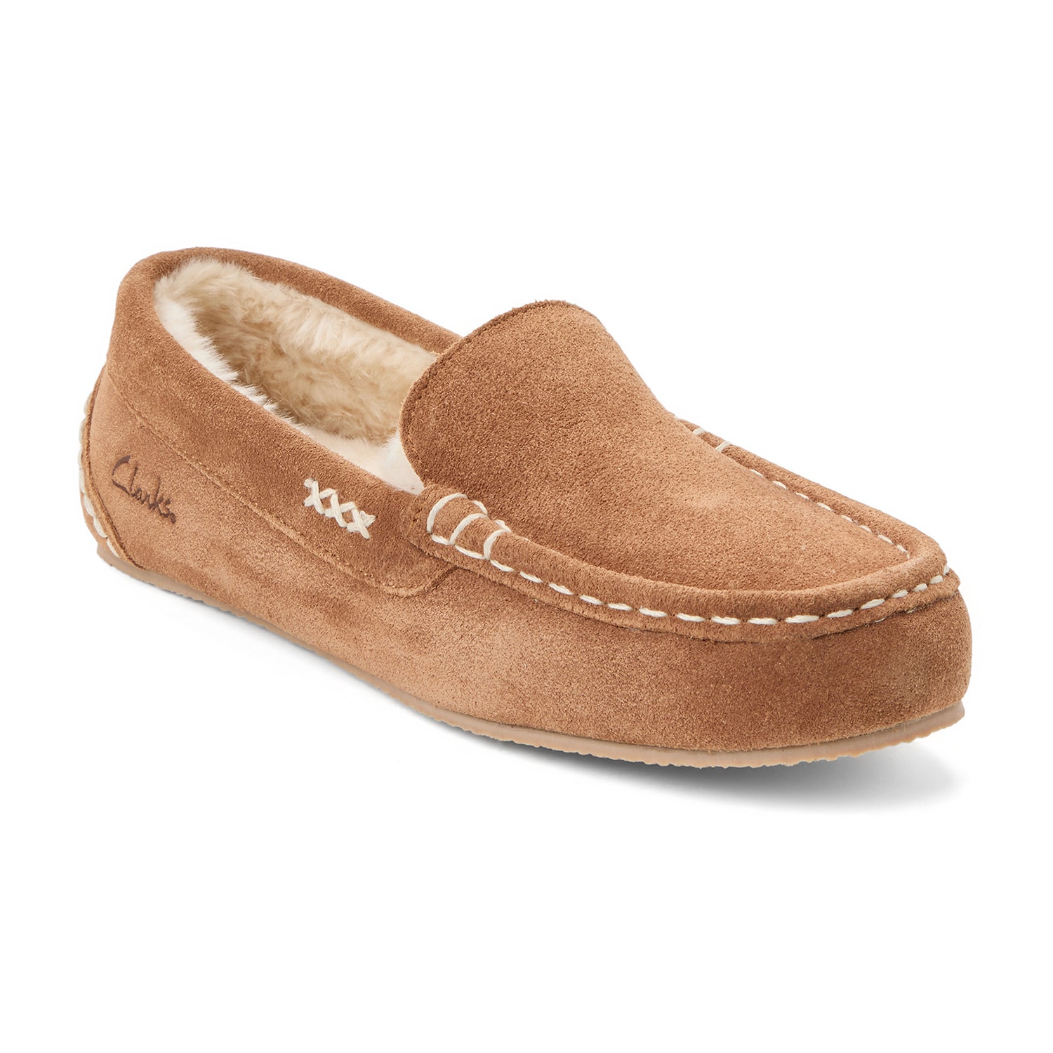 Clarks Womens Memory Foam Slip-On Slippers - JCPenney