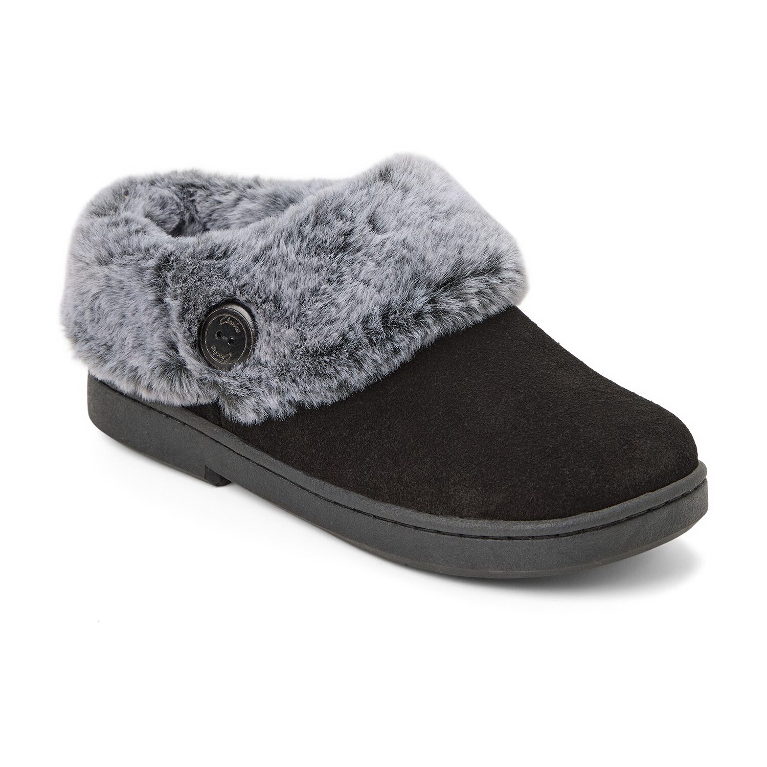 Clarks Womens Memory Foam Slip-On Slippers