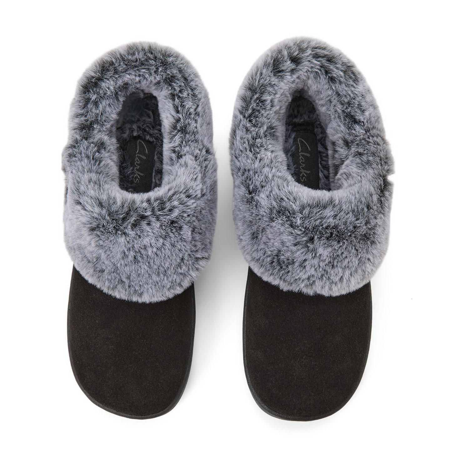 Clarks Womens Memory Foam Slip-On Slippers
