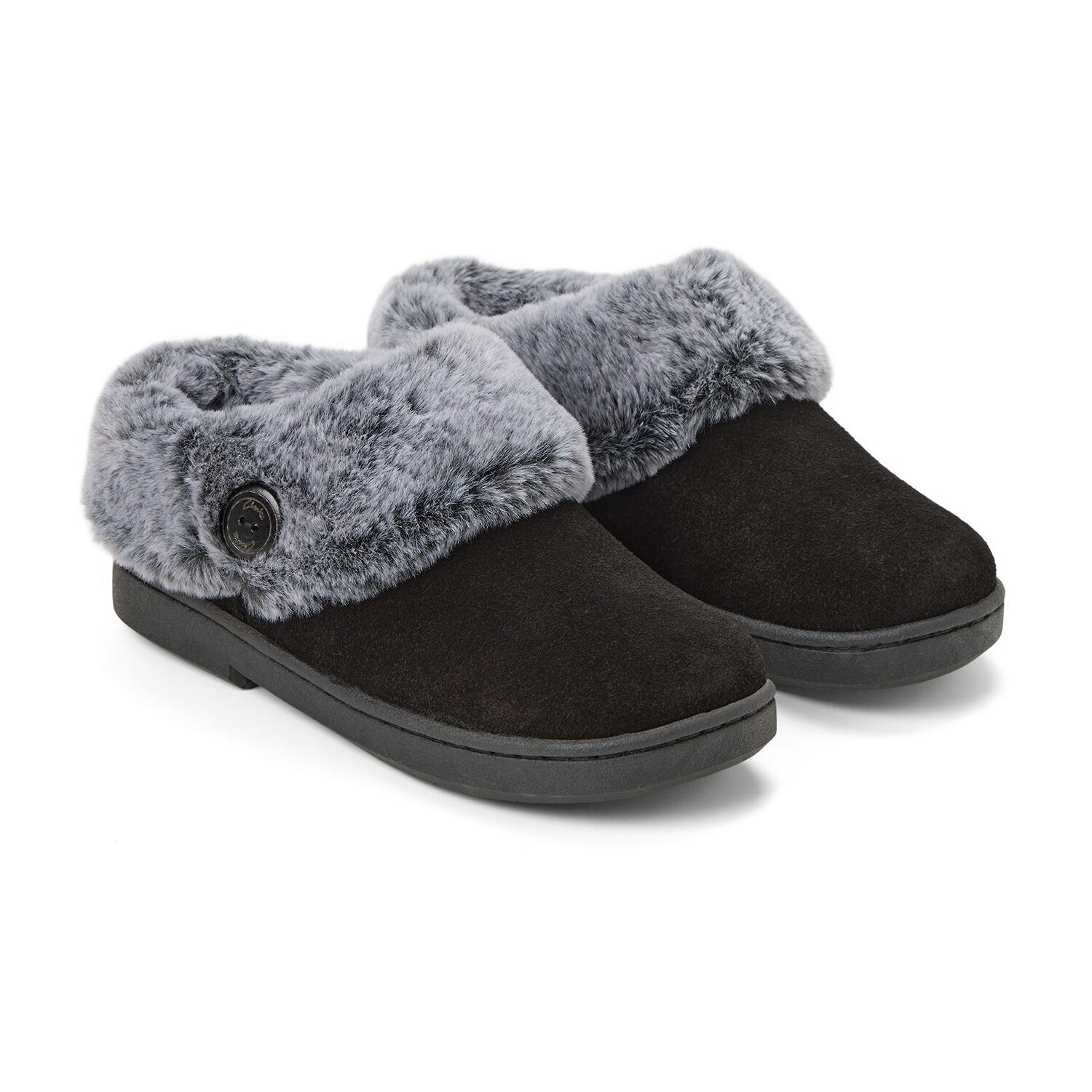 Clarks Womens Memory Foam Slip-On Slippers