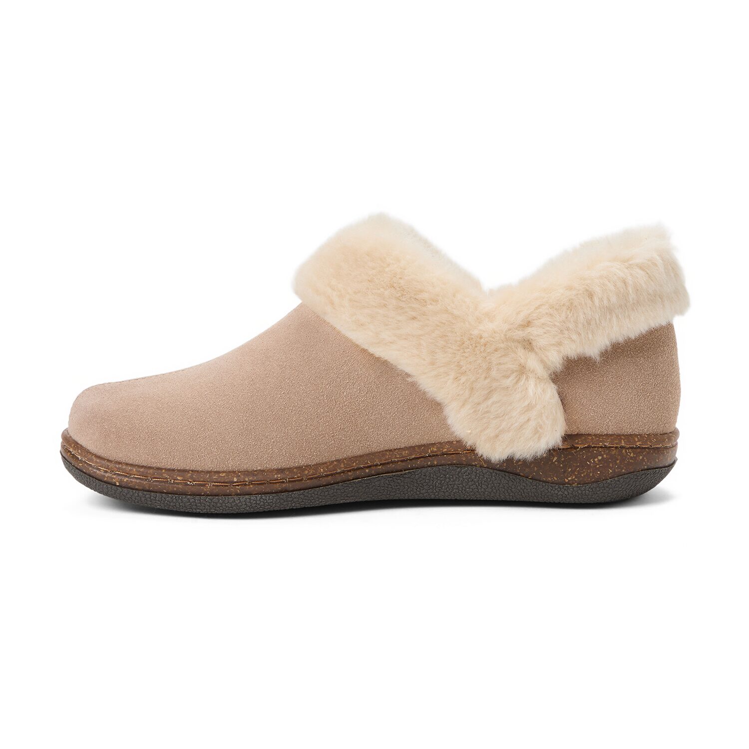 Clarks Womens Memory Foam Slip-On Slippers