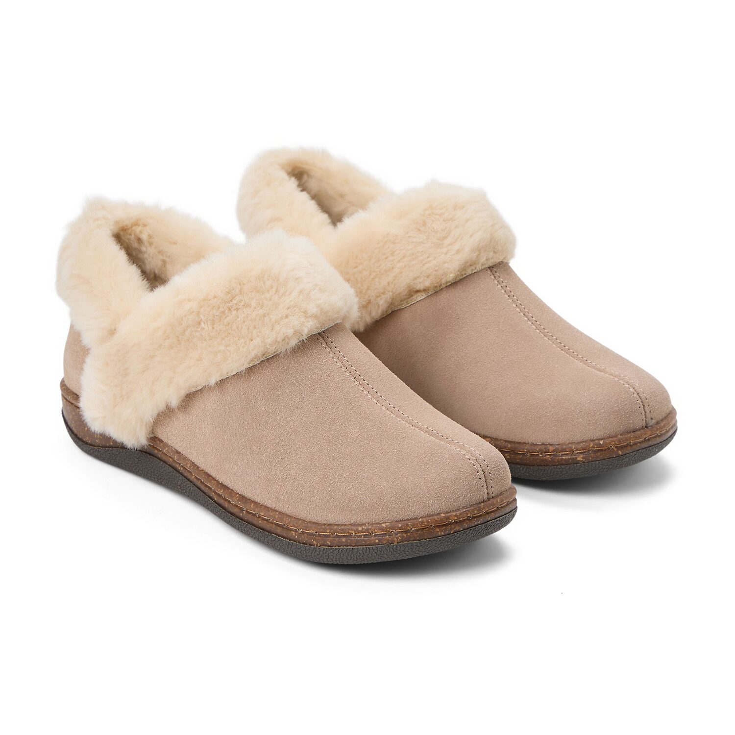Clarks Womens Memory Foam Slip-On Slippers