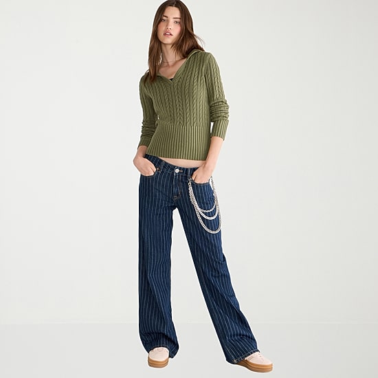 AEROPOSTALE Juniors Womens V Neck Long Sleeve Pullover Sweater