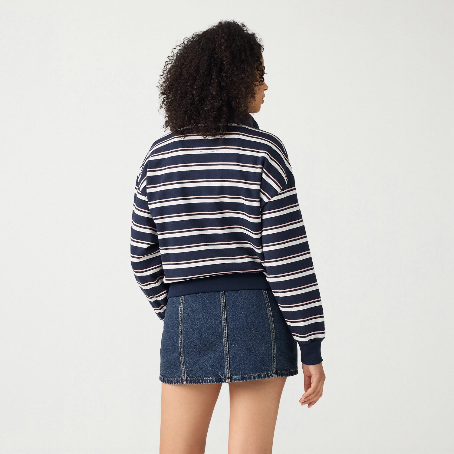 Levi's® Womens Mock Neck Long Sleeve Quarter-Zip Pullover
