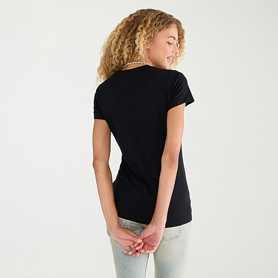 AEROPOSTALE Womens Crew Neck Short Sleeve Classic Fit Graphic T-Shirt
