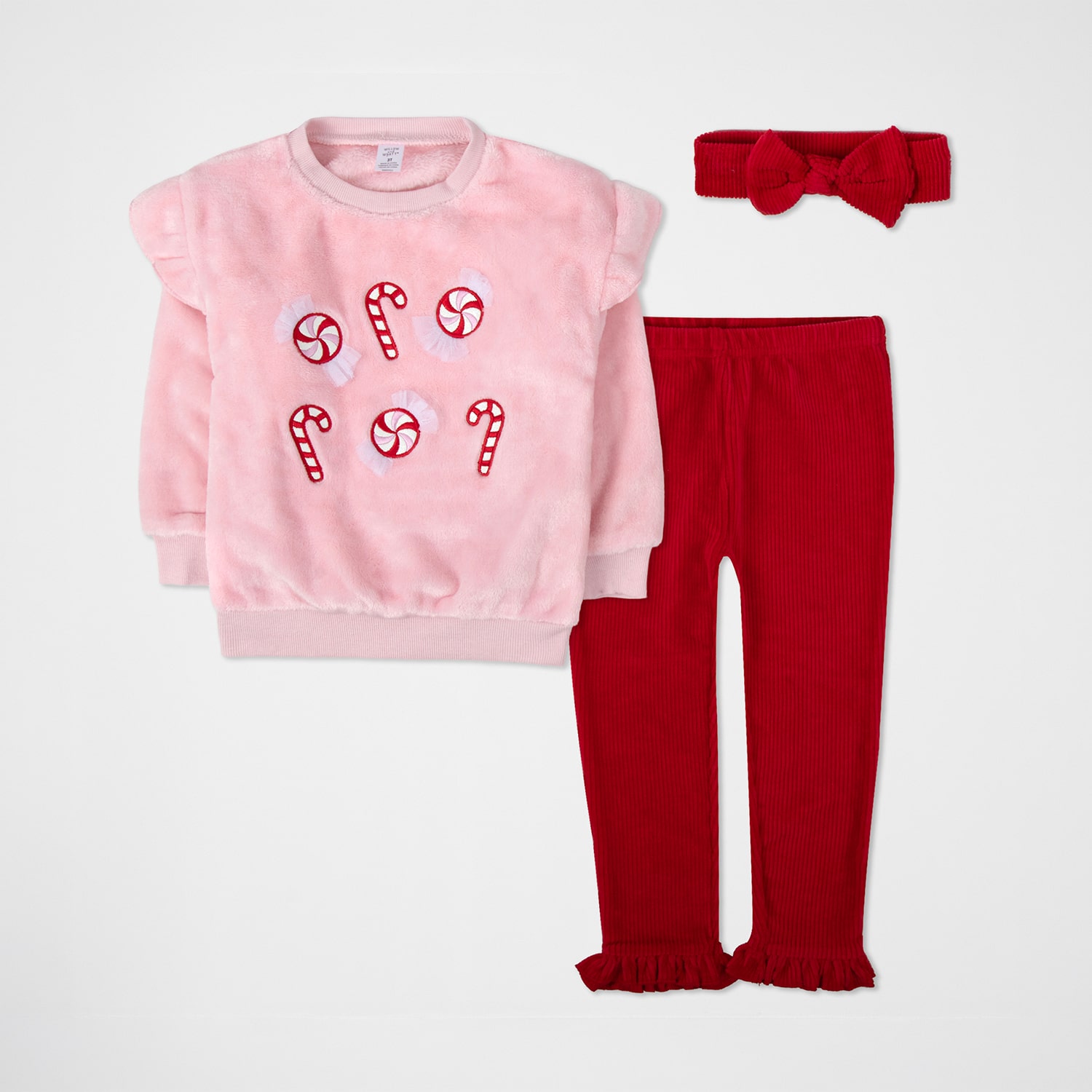 WILLOW and WYATT Toddler Girls 3-pc. Pant Set