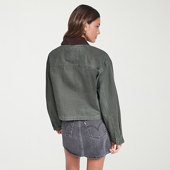Levis Womens Crop Barn Jacket
