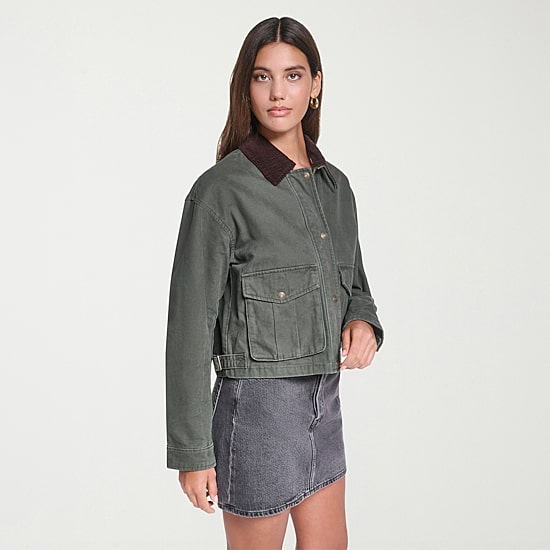 Levis Womens Crop Barn Jacket