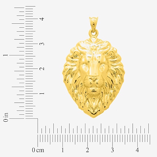 Lion Unisex Adult 14K Gold Pendant