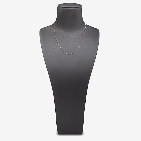 Womens 14K Gold 18 Inch Rolo Chain Necklace