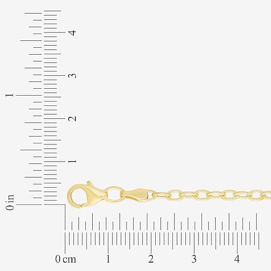 Unisex Adult 14K Gold 18 Inch Link Chain Necklace