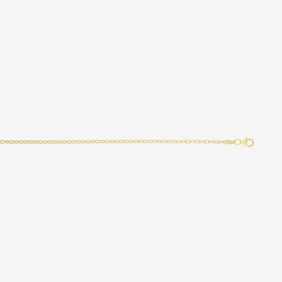 Unisex Adult 14K Gold 18 Inch Link Chain Necklace