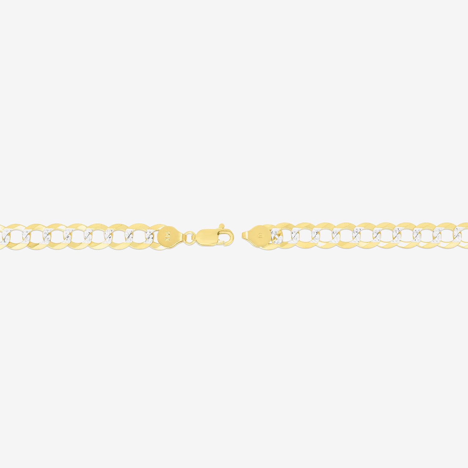 Unisex Adult 14K Gold 18 Inch Curb Chain Necklace