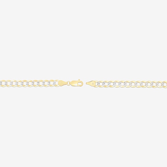 Mens 14K Gold 20 Inch Curb Chain Necklace