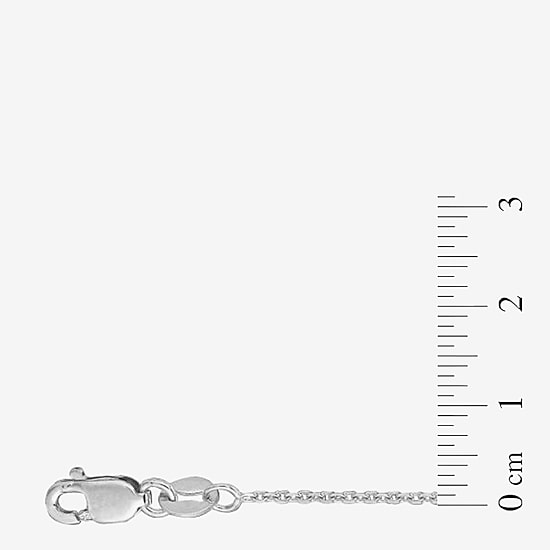 Womens 14K Gold 18 Inch Cable Chain Necklace