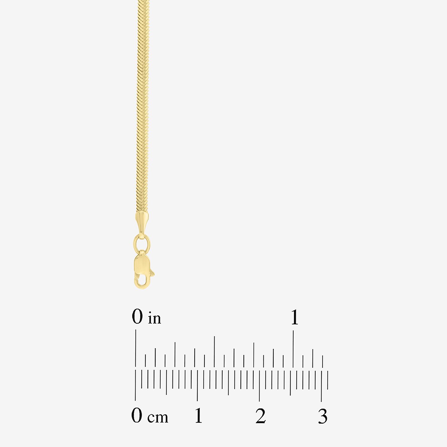 Unisex Adult 14K Gold Inch Snake Chain Necklace