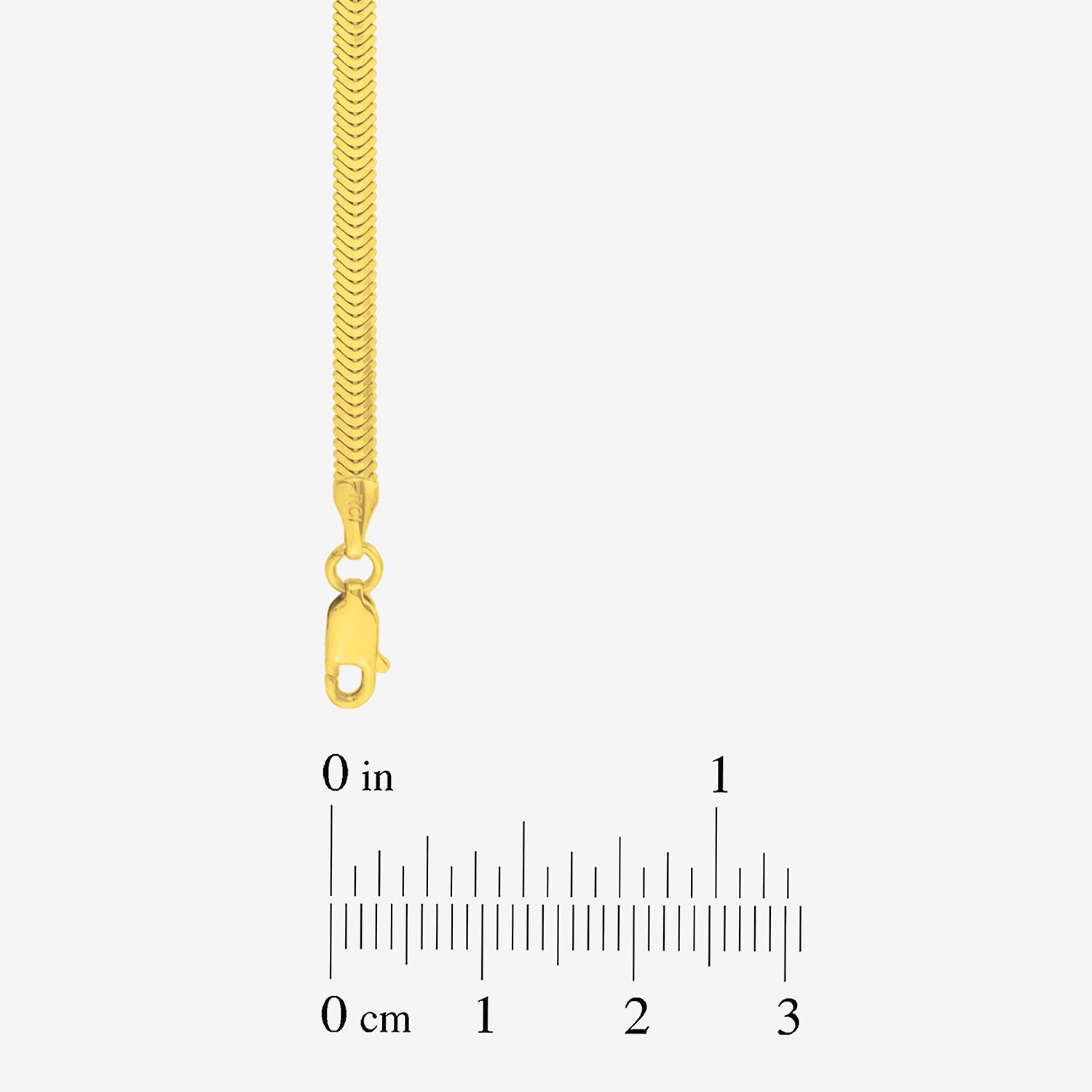 Unisex Adult 14K Gold 20 Inch Snake Chain Necklace