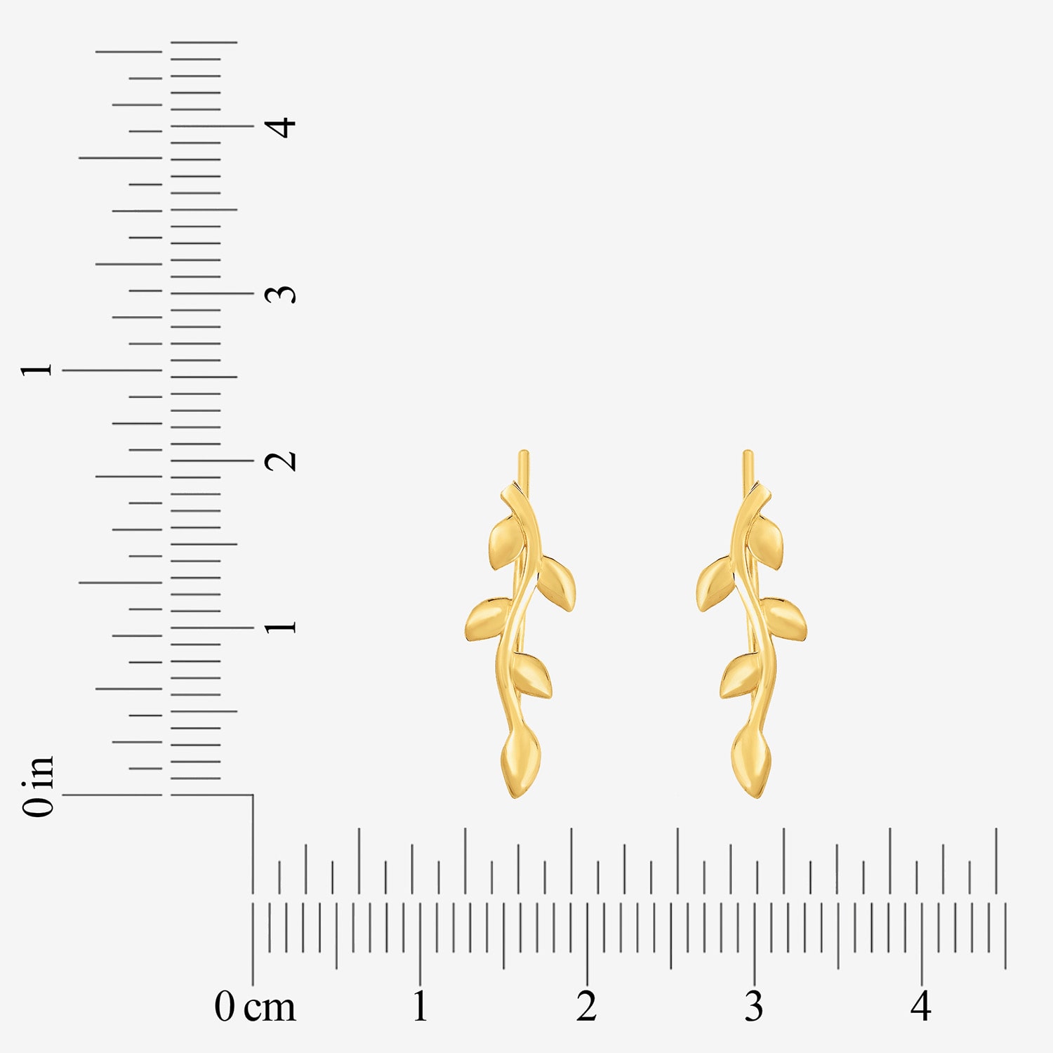 Gold Addiction 14K Gold 20mm Stud Earrings