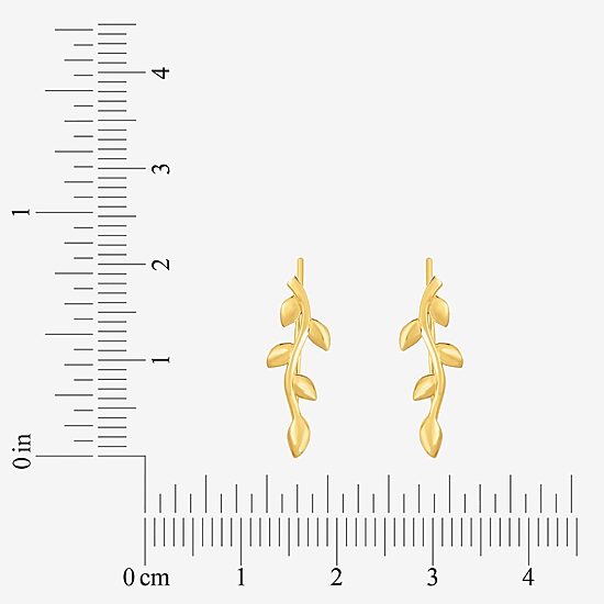 Gold Addiction 14K Gold 20mm Stud Earrings