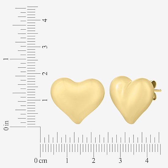 Gold Addiction 14K Gold 11.5mm Stud Earrings