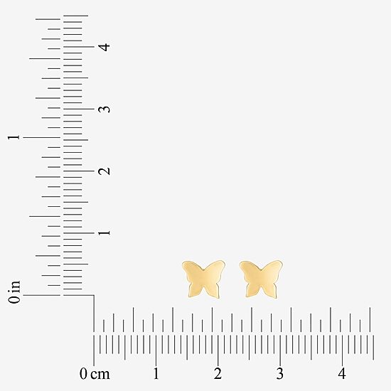 Gold Addiction 14K Gold 5.6mm Stud Earrings