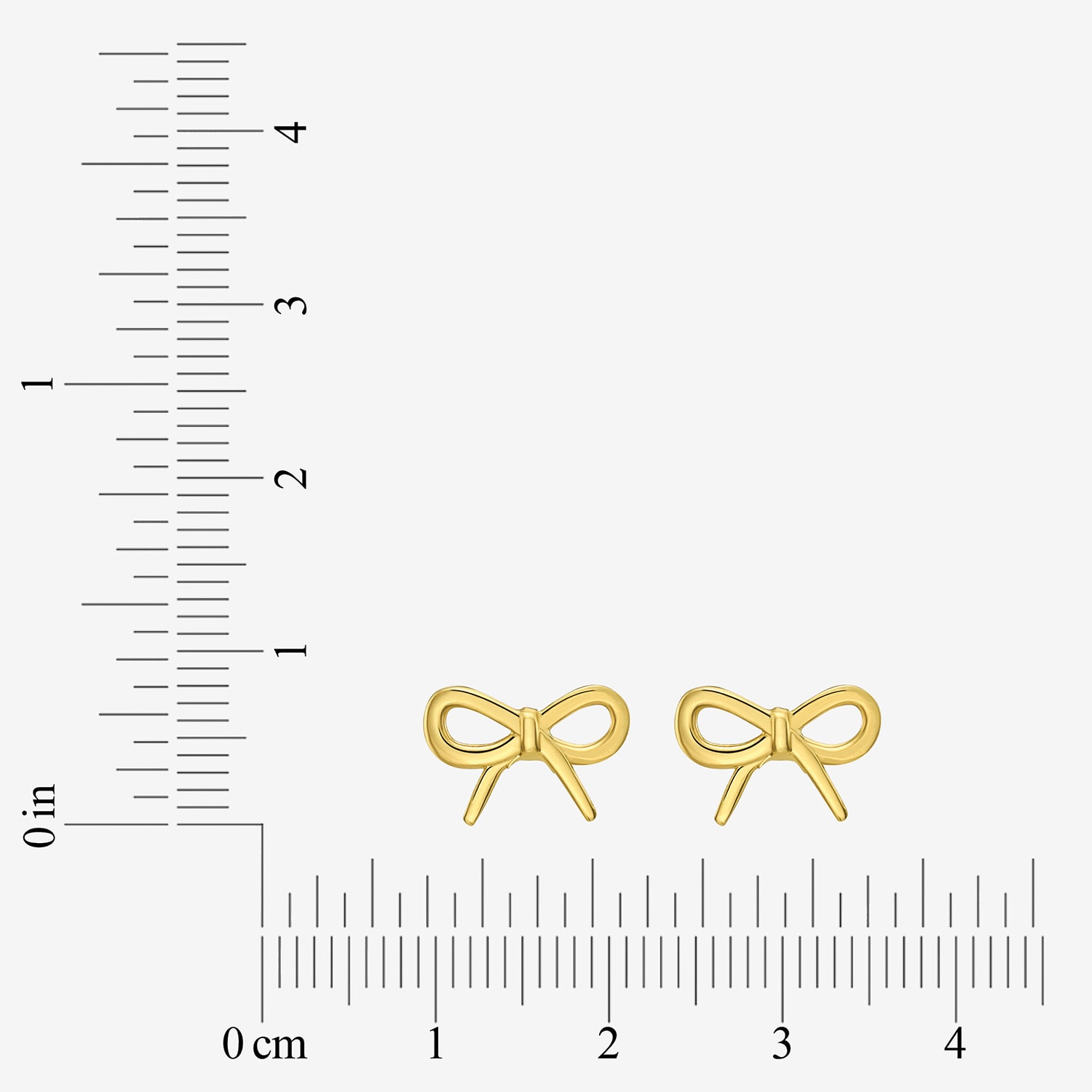 14K Gold 7.8mm Stud Earrings