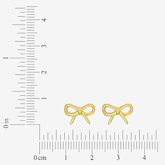 14K Gold 7.8mm Stud Earrings