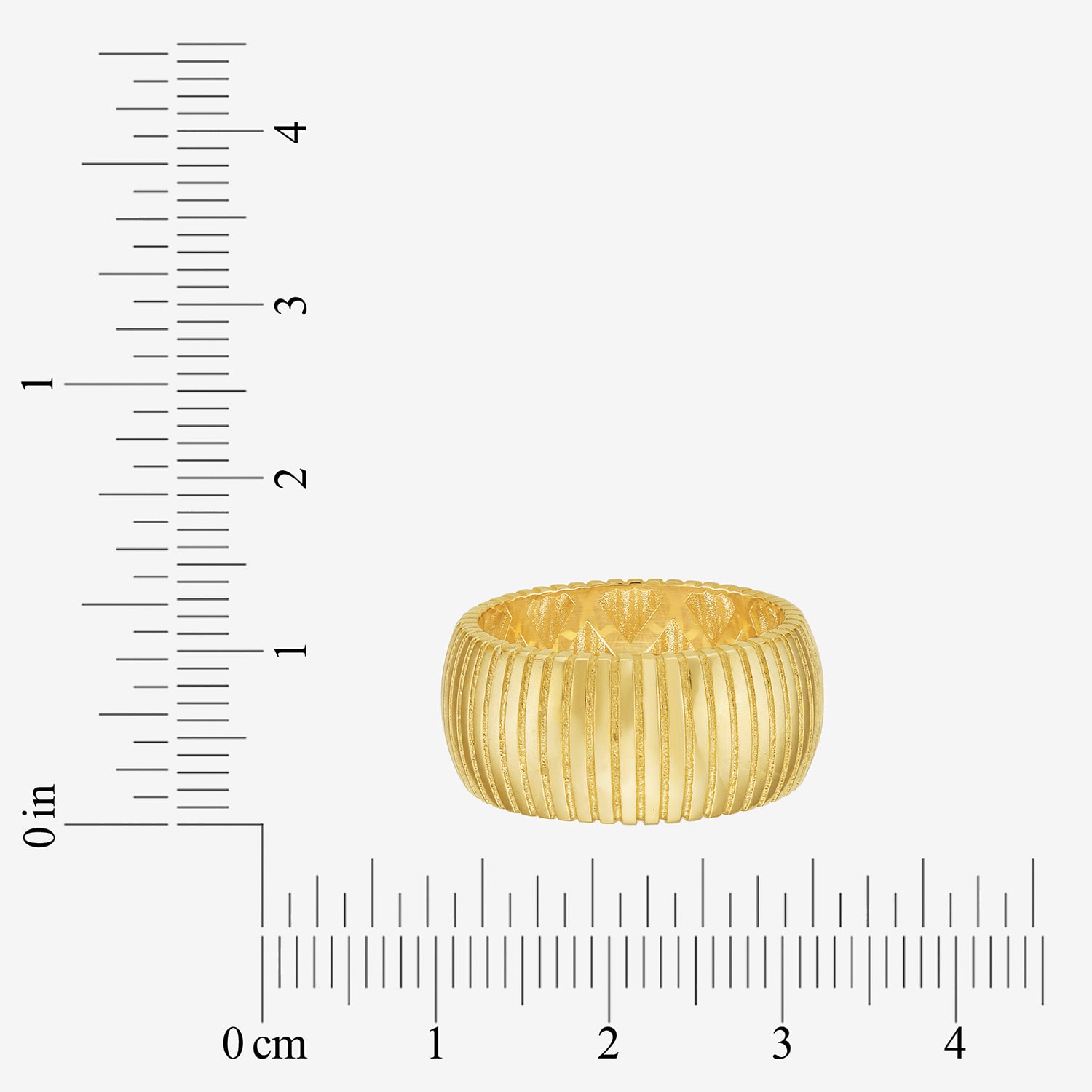 Womens 10MM 14K Gold Band