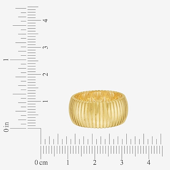 Womens 10MM 14K Gold Band
